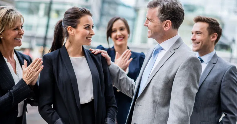 People who get promoted at work